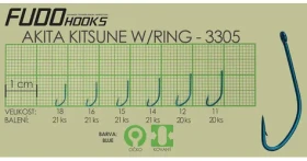 Fudo Hooks Kitsune Ring / Háček / velikost 11 / 20 ks