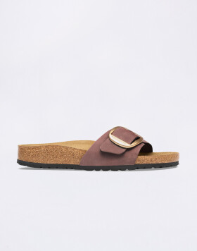 Birkenstock Madrid Big Buckle Nubuck Leather Pepper 41