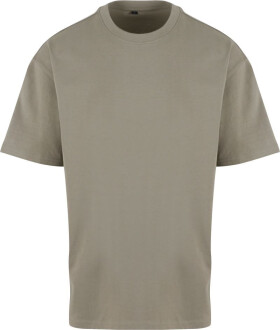 New Morning Studios NM 003 Unisex oversize tričko z těžké bavlny 57.0003 pale olive XS