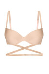 Dámská push-up podprsenka Lena 02 béžová - Mefemi 80C