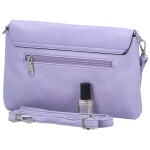 Stylová dámská koženková crossbody kabelka Loren, fialová