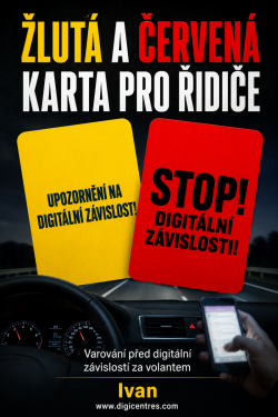 Žlutá a červená karta pro řidiče - Ivan