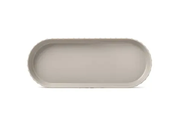 BlimPlus Minerva Tác oválný M moka grey / Tác / plast bez BPA / do myčky, lednice i mikrovlnky (VS006-00000M-319)