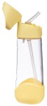 B.box Láhev na pití s brčkem 600 ml - Lemon twist