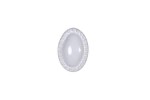 La finesse Porcelánová úchytka White Oval, bílá barva, porcelán 50 mm