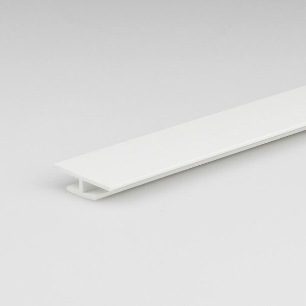 Profil H PVC bily lesk 3.5x11x22x1000