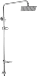JB Sanitary Sprchová sestava pro horní vývod, 20 x 20 cm, včetně keramický přepínač,mýdlenka, držák sprchy, bez příslušenství SS 11 10