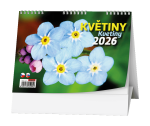 Stolní kalendář 2026 Baloušek - Květiny