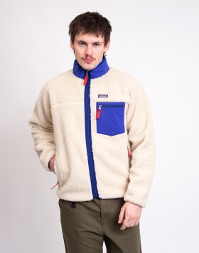 Patagonia M's Classic Retro-X Jacket Dark Natural w/Cobalt Blue XL