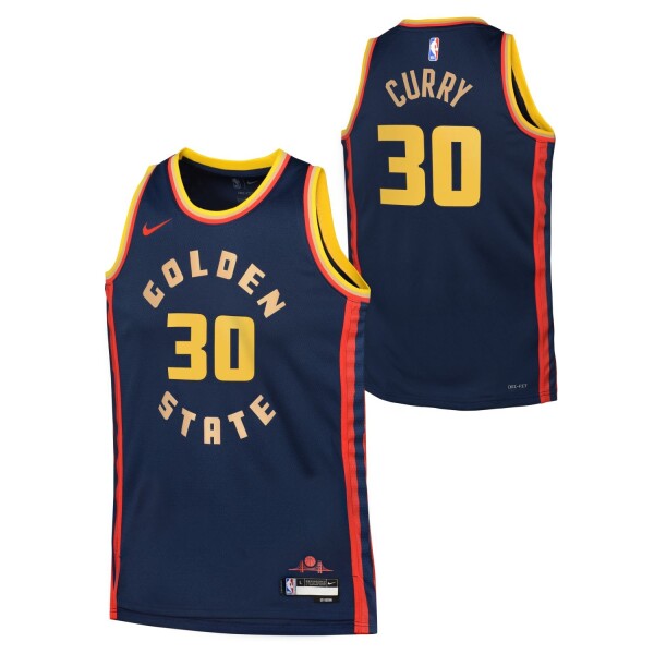 Nike Dětský dres Golden State Warriors NBA Stephen Curry #30 2024-25 City Edition Swingman (YOUTH)