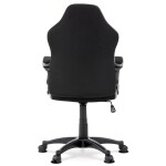 Herní židle, houpací mechanismus, černá látka, KA-L611 BLUE