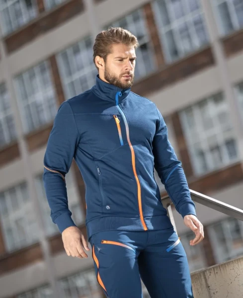 Mikina ARDON®CREATRON® modrá neon 4XL H6671/4XL
