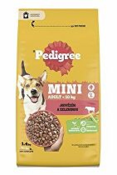 Pedigree Dry Adult Mini hovězí se zeleninou 1,4kg
