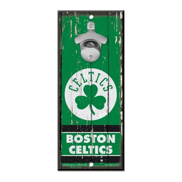 Cedule Boston Celtics NBA s otvírákem