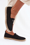 Dámské espadrilly 13659 černé - Vinceza 41