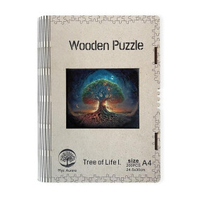 Dřevěné puzzle/Strom života I A4 - Emitex