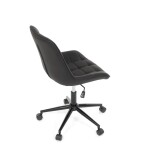 Pracovní židle, výškově nastavitelná, černá látka, KA-V3120 BK3