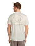 ICEBREAKER Mens Mer 150 Tech Lite SS Tee Peaceful Pass, Ecru Hthr velikost: XL