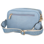 Stylová dámská koženková crossbody kabelka Aliana, světle modrá
