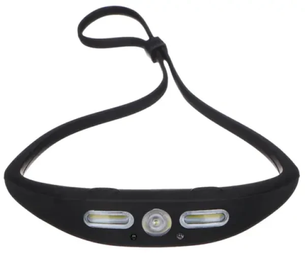 SIXTOL HEADLAMP SENSOR 1 - Čelovka s gumovým páskem a senzorem / 160 lm / XPG LED / COB / USB (SX3202)