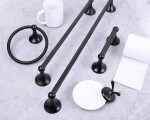 REA - Koupelnový věšák Black 332867A REA-06922