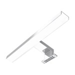 Mereo Led koupelnové osvětlení nad zrcadlo, stříbrné, 40 cm, 7 W, 455 lm, 4000 K, IP44, 230 V CN700G40