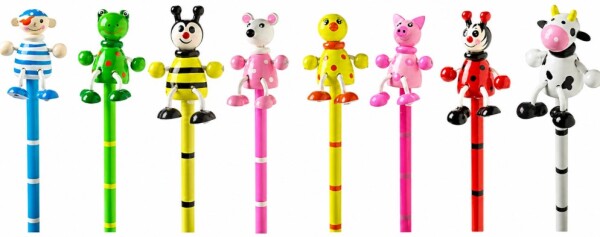 Orange Tree Toys Dřevěné tužky - sada (8 ks)