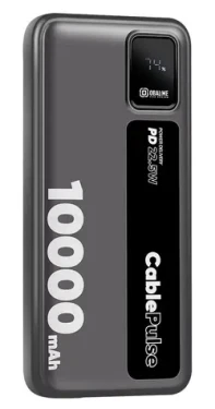 OBAL:ME CablePulse 10000mAh 22,5W černá / Powerbanka / integrované kabely / USB-C / USB-A (8596311292477)
