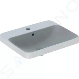 GEBERIT - VariForm Umyvadlo zápustné 550x450 mm, s přepadem, otvor pro baterii, bílá 500.740.01.2