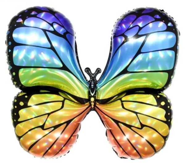 Motýl balónek velký 80 cm x 75 cm Motýl balónek velký 80 cm x 75 cm