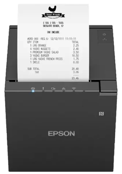Epson TM-m30III černá / Pokladní termotiskárna / 203 DPI / USB / USB-C / BT / Wi-Fi / LAN (C31CK50152A0)