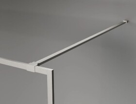 MEXEN - KIOTO, LUNAR vzpěra rovná 150 cm broušený nikl 830-10-97