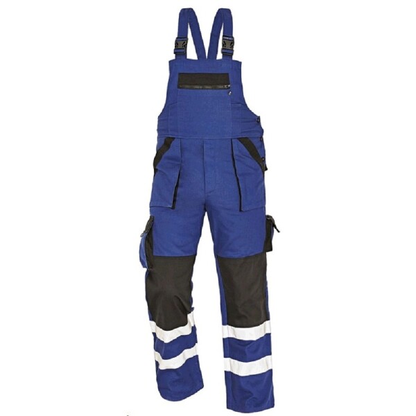 Cerva Kalhoty MAX WINTER RFLX reflexní s laclem Modro-černá