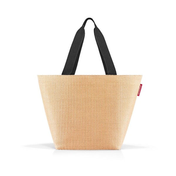 Nákupní taška přes rameno Reisenthel Shopper M Raffia black