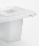 SAPHO - ABELINE police + 2 sklenky, 600, rockstone, bílá mat AE602-0101-01