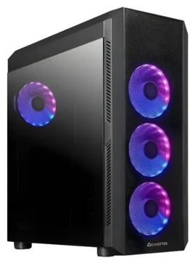 CHIEFTEC Scorpion 4 GL-04B-UC-OP černá / ATX / 2x USB 3.0 / USB-C / 4x120mm ARGB / průhledná bočnice (GL-04B-UC-OP)