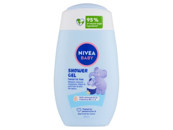 Nivea Baby sprchový gel pro celé tělo a vlásky 200 ml