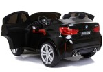 Mamido Elektrické autíčko BMW X6 M dvoumístné XXL lakované černé