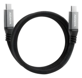 ADATA magnetický kabel USB-C černá / Kabel / USB-C - USB-C / 100W PD / 10Gbps / 1m (CACCU3-100W-100AN-BK)