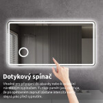 CERANO - Koupelnové LED zrcadlo Lucido - 80x60 CER-429343