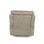 TV a relaxační křeslo s elektrickým ovládáním, potah lanýžová látka v dekoru vintage, 1 motor 240V