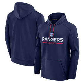 Fanatics Pánská mikina New York Rangers NHL Authentic Pro Rink Poly Fleece POH Velikost: M