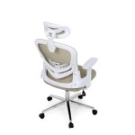 Kancelářská židle, houpací mechanismus, béžová síťovina, KA-K2031 BGE