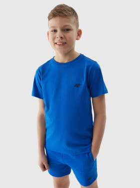 Chlapecké hladké tričko 4F kobaltové