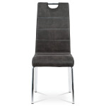 Jídelní židle, šedá, látka vintage, HC-486 GREY3