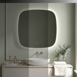 REA - Zrcadlo LED 70x70cm TOP HOM-01519