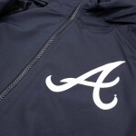 New Era Pánská bunda Atlanta Braves MLB Quarter Zip Windbreaker Velikost: S