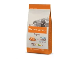 Nature´s variety original pro střední psy s lososem 12kg / Krmivo pro dospělé psy středních i velkých plemen (3700260222729)