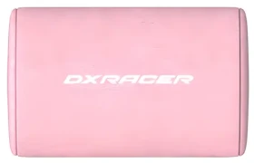 DXRACER Herní židle GLADIATOR růžovo-bílá / látková / nosnost 130 kg / sklon opěradla 135° / 3D područky