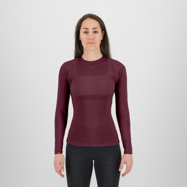KARPOS Dinamico Merino 180 W Jersey Ls, Crimson velikost: S